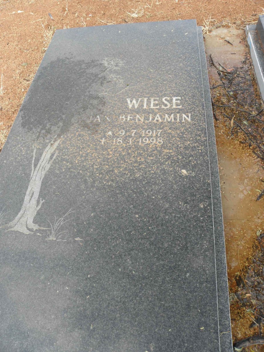 WIESE Jan Benjamin 1917-1998