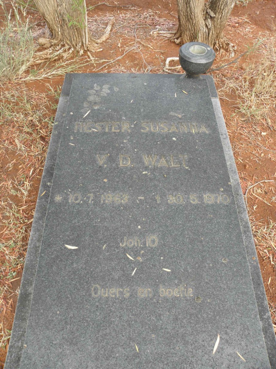 WALT Hester Susanna, v.d. 1963-1970