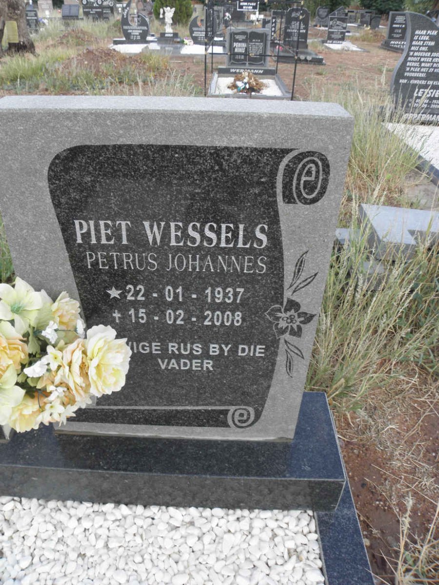 WESSELS Petrus Johannes 1937-2008
