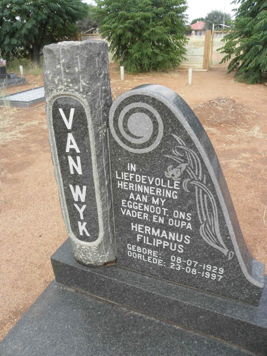 WYK Hermanus Filippus, van 1929-1997