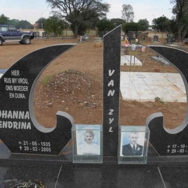 ZYL Hendrik Johannes, van 1931-2010 &amp; Johanna Hendrina 1935-2005