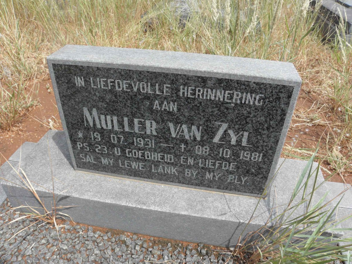 ZYL Muller, van 1931-1981