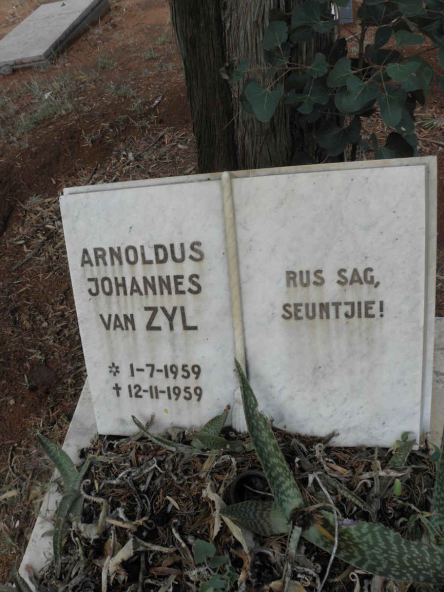 ZYL Arnoldus Johannes, van 1959-1959