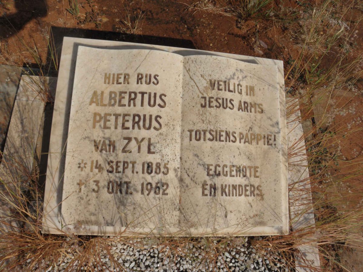 ZYL Albertus Peterus, van 1885-1962