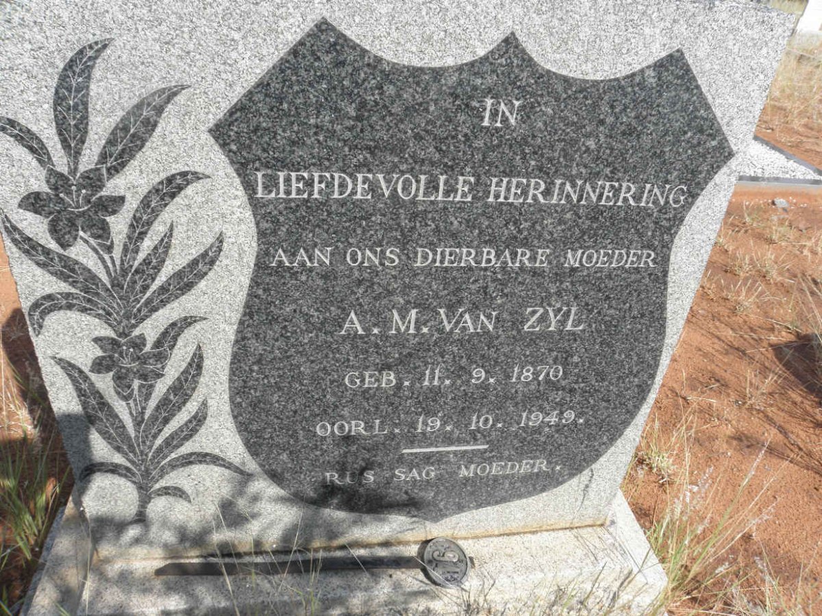 ZYL A.M., van 1870-1949