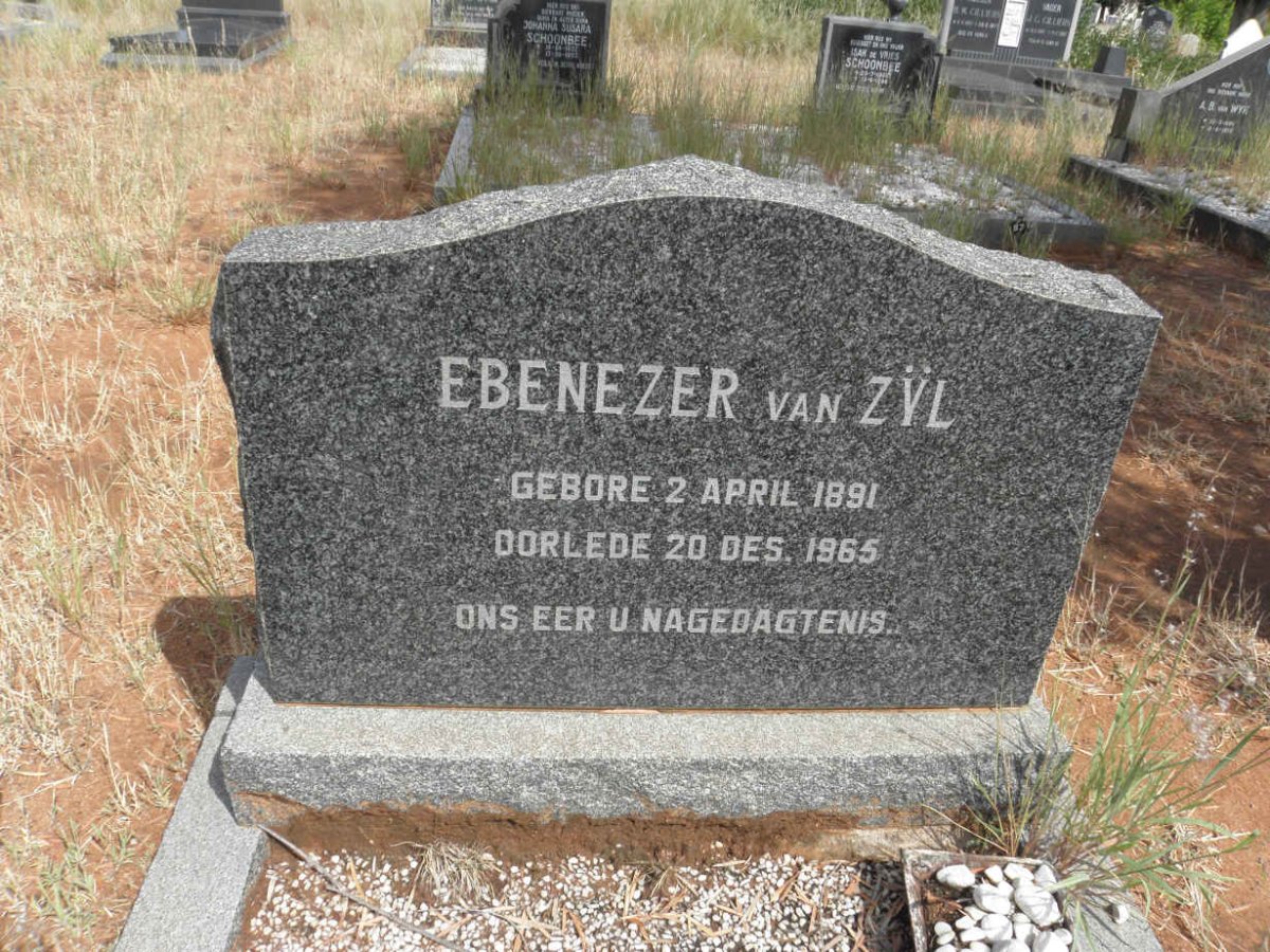 ZYL Ebenezer, van 1891-1965