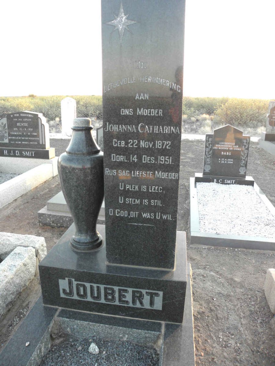 JOUBERT Johanna Catharina 1872-1951