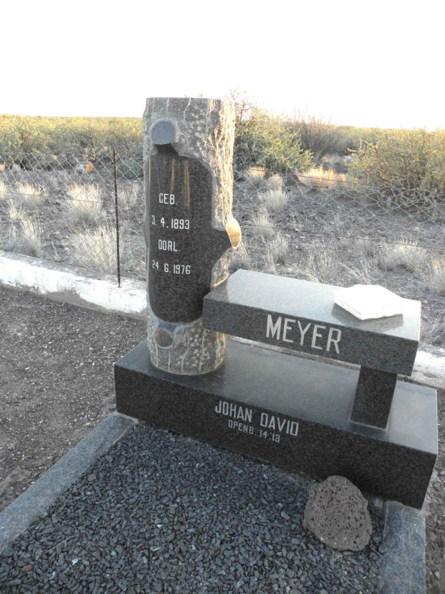 MEYER Johan David 1893-1976