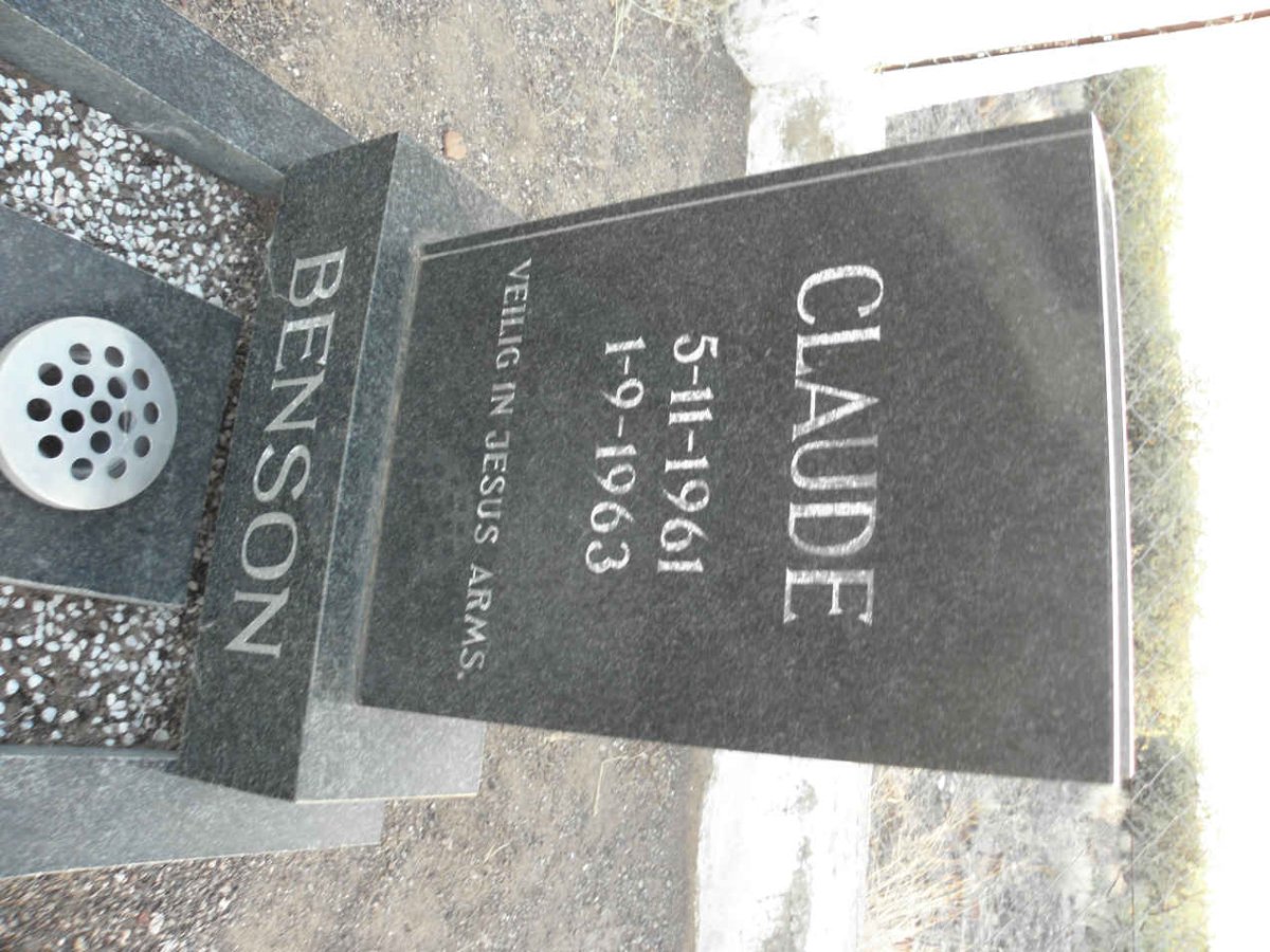 BENSON Claude 1961-1963