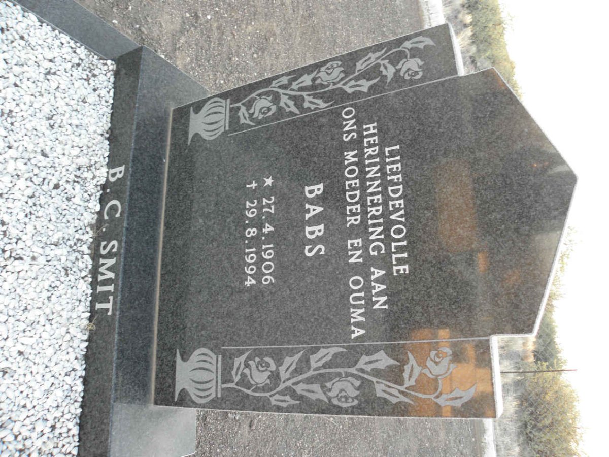 SMIT B.C. Babs 1906-1994