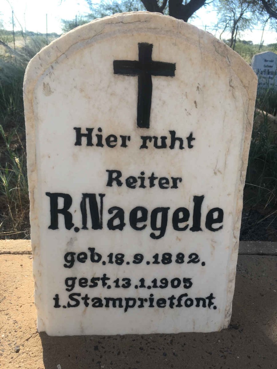 NAEGELE R. 1882-1905