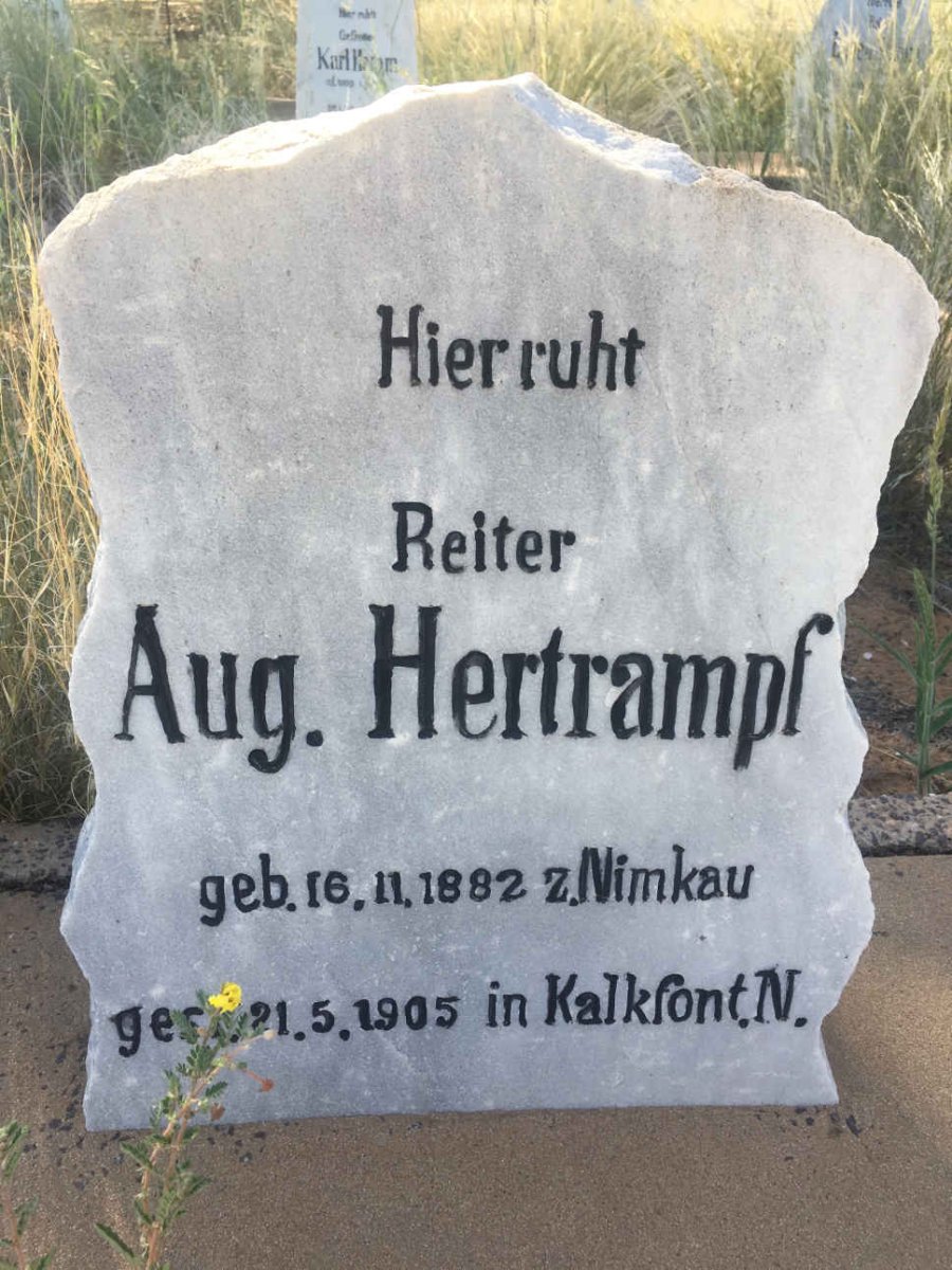 HERTRAMPF Aug. 1882-1905