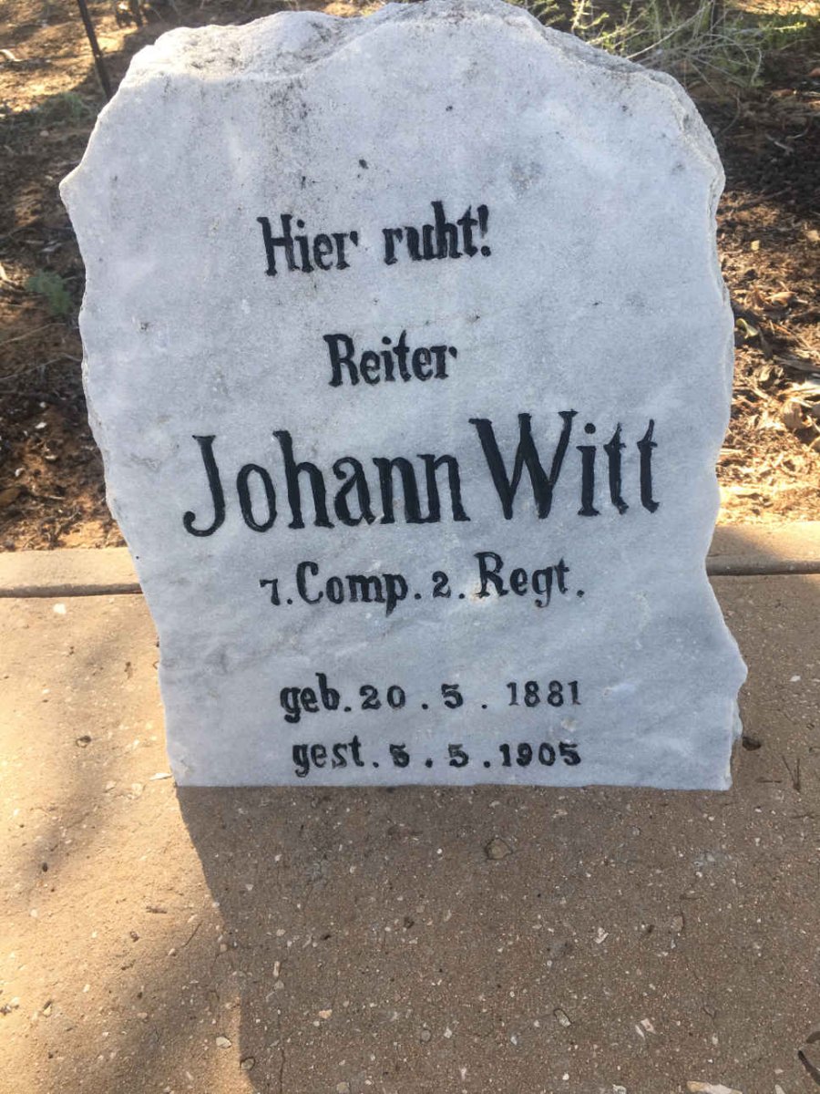 WITT Johann 1881-1905