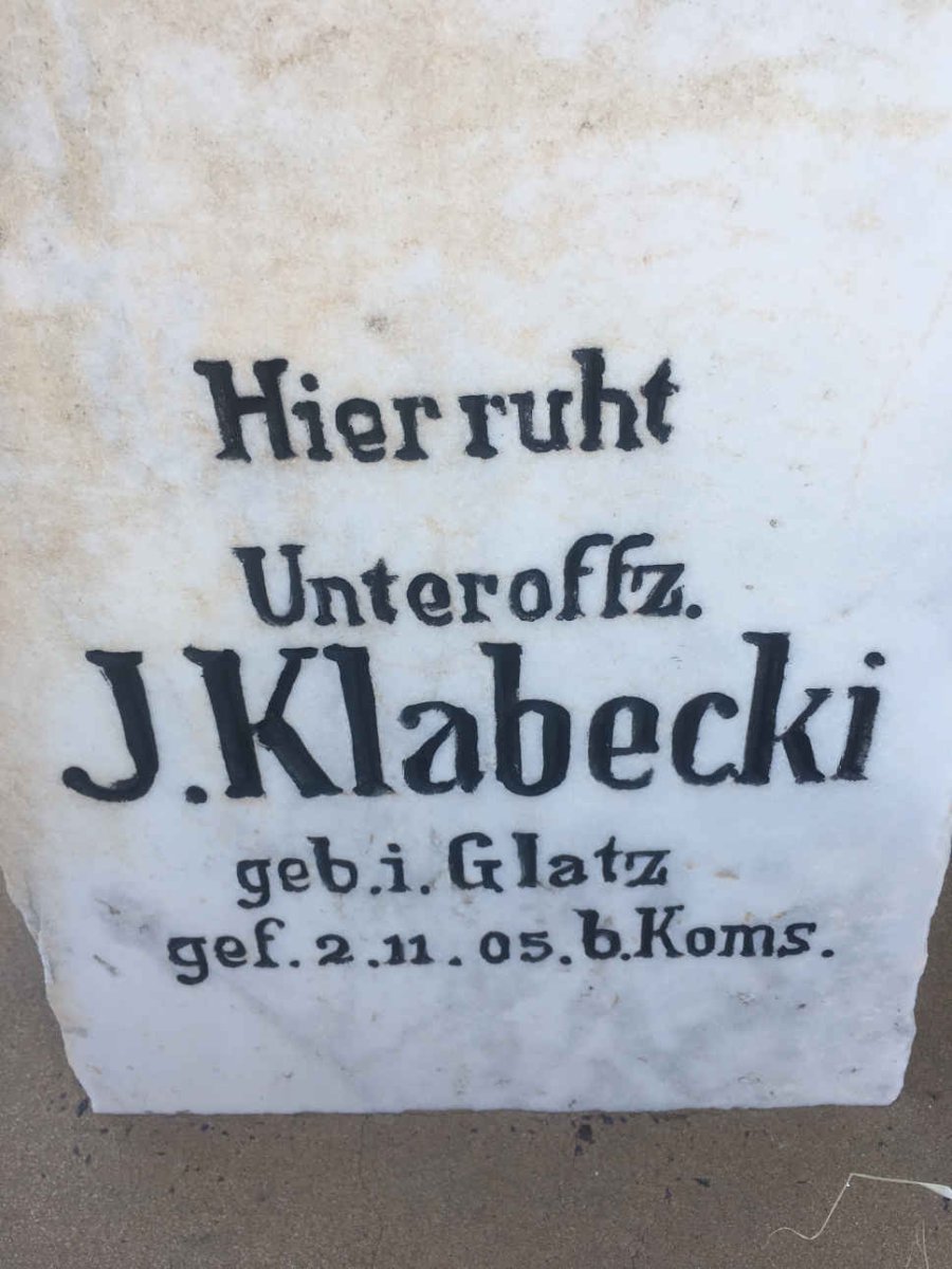 KLABECKI J. -1905