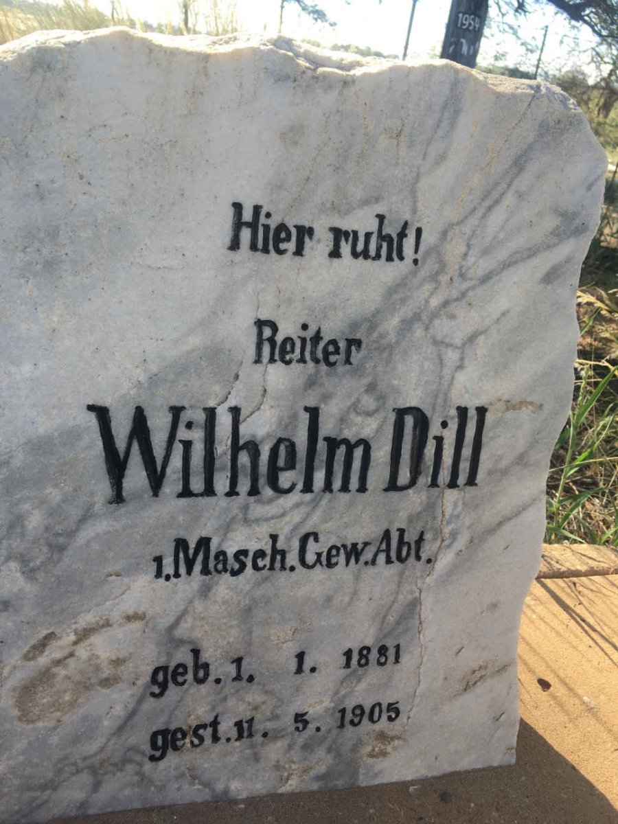 DILL Wilhelm 1881-1905