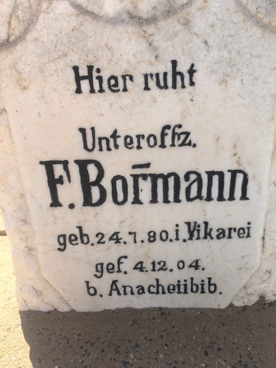 BORMANN F. 1880-1904