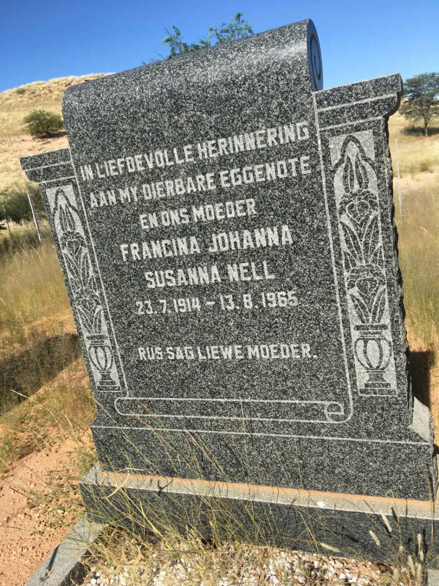 NELL Francina Johanna Susanna 1914-1965