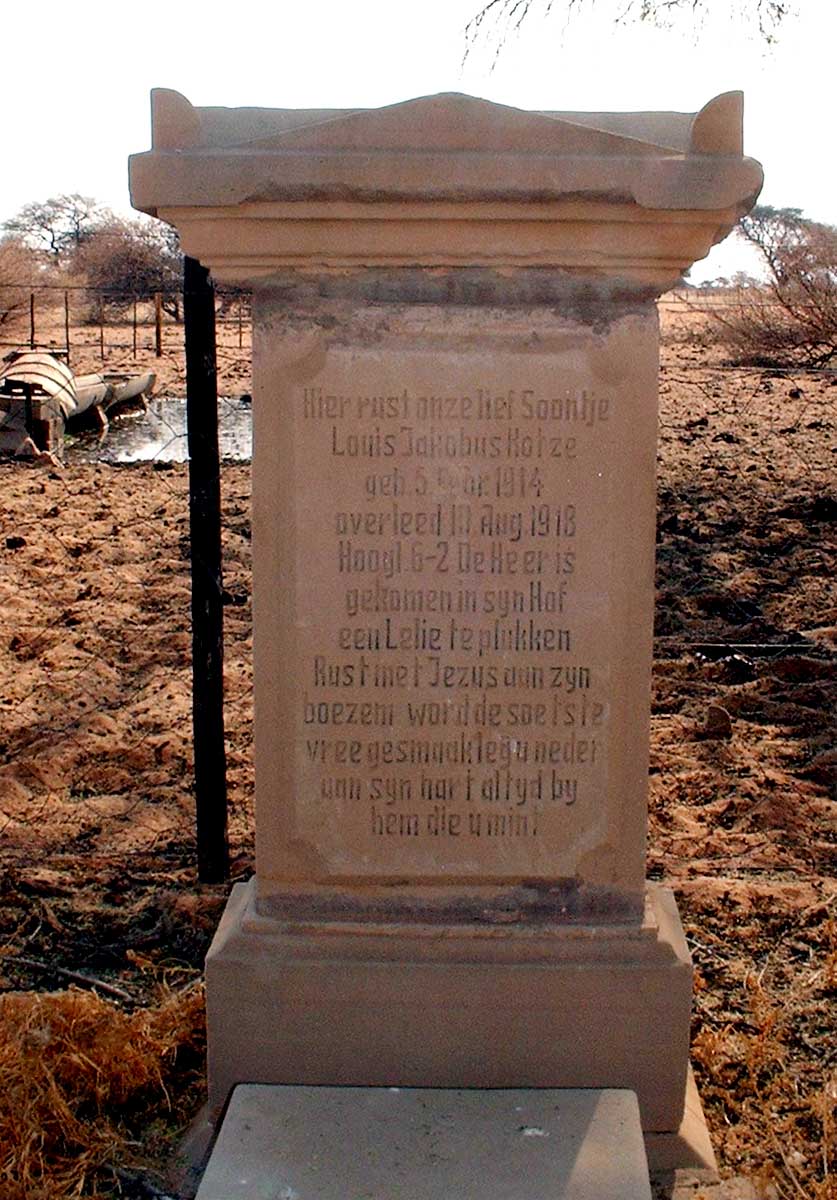 KOTZE Louis Jacobus 1913-1918