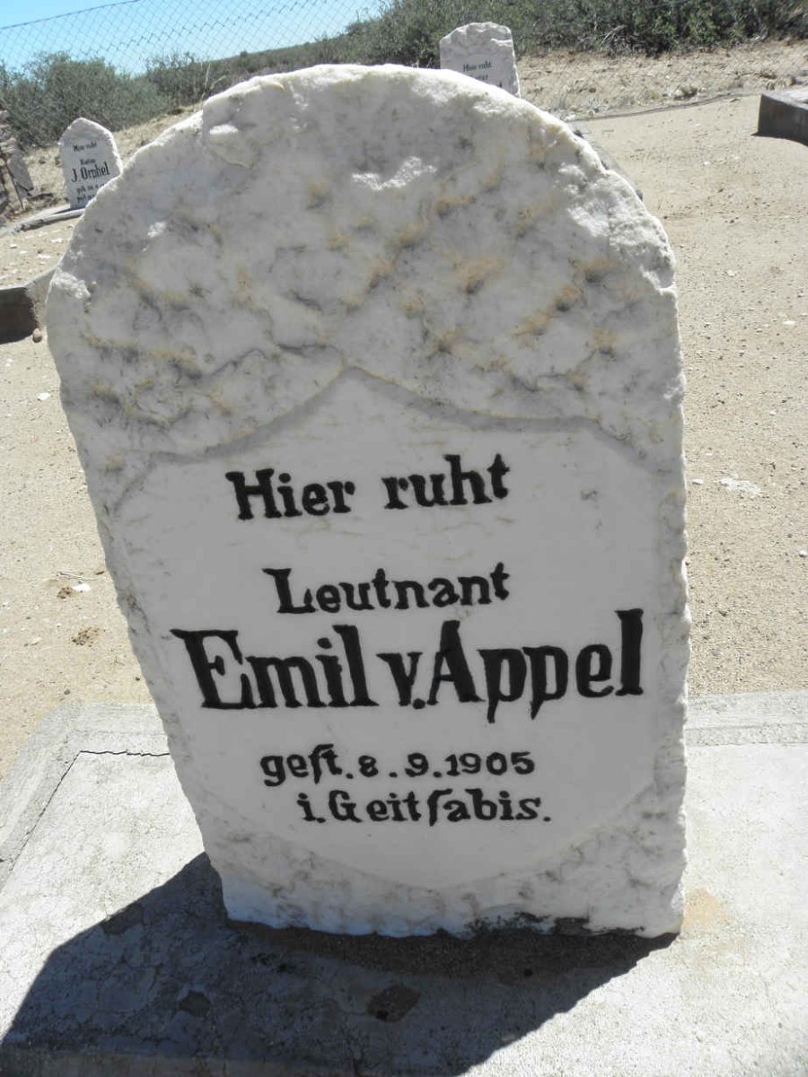 APPEL Emil, v. -1905