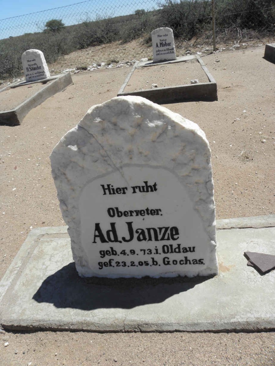 JANZE Ad. 1873-1905