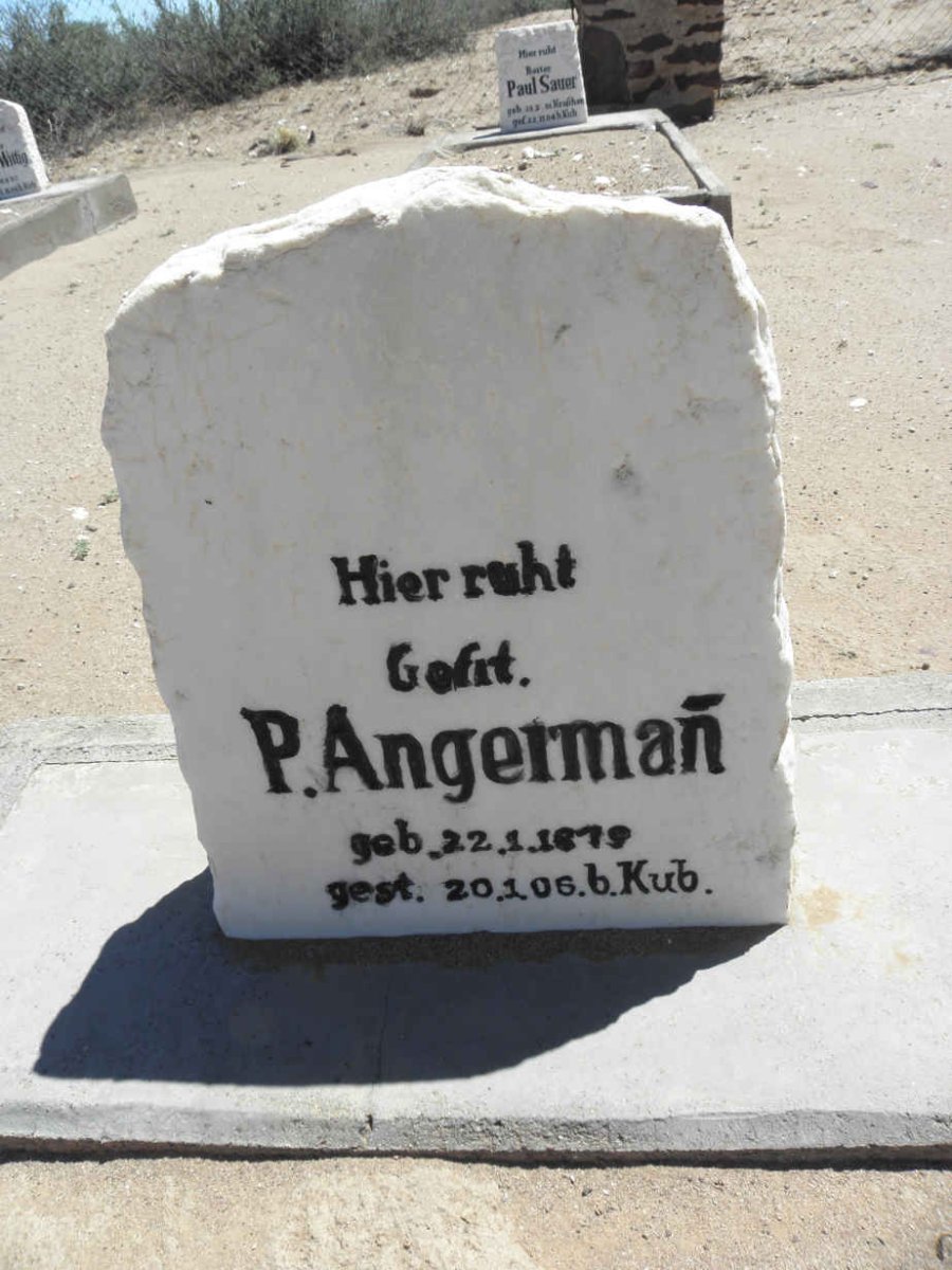ANGERMAN P. 1879-1906