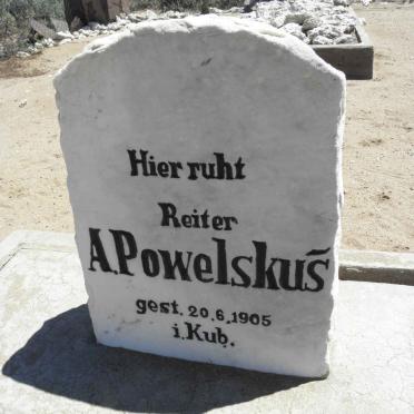 POWELSKUS A. -1905