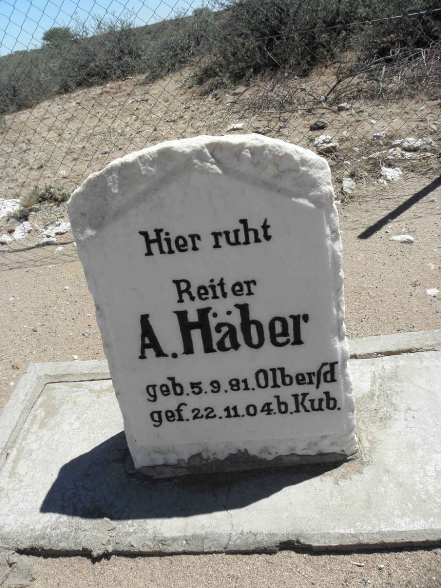 HABER A. 1881-1904