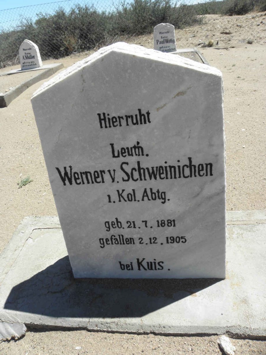 SCHWEINICHEN Werner, v. 1881-1905