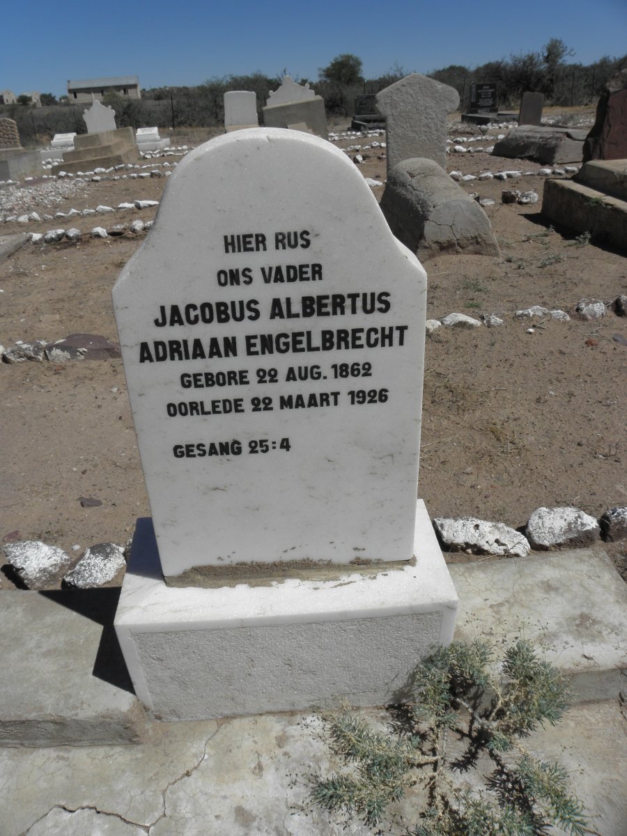 ENGELBRECHT Jacobus Albertus Adriaan 1862-1926