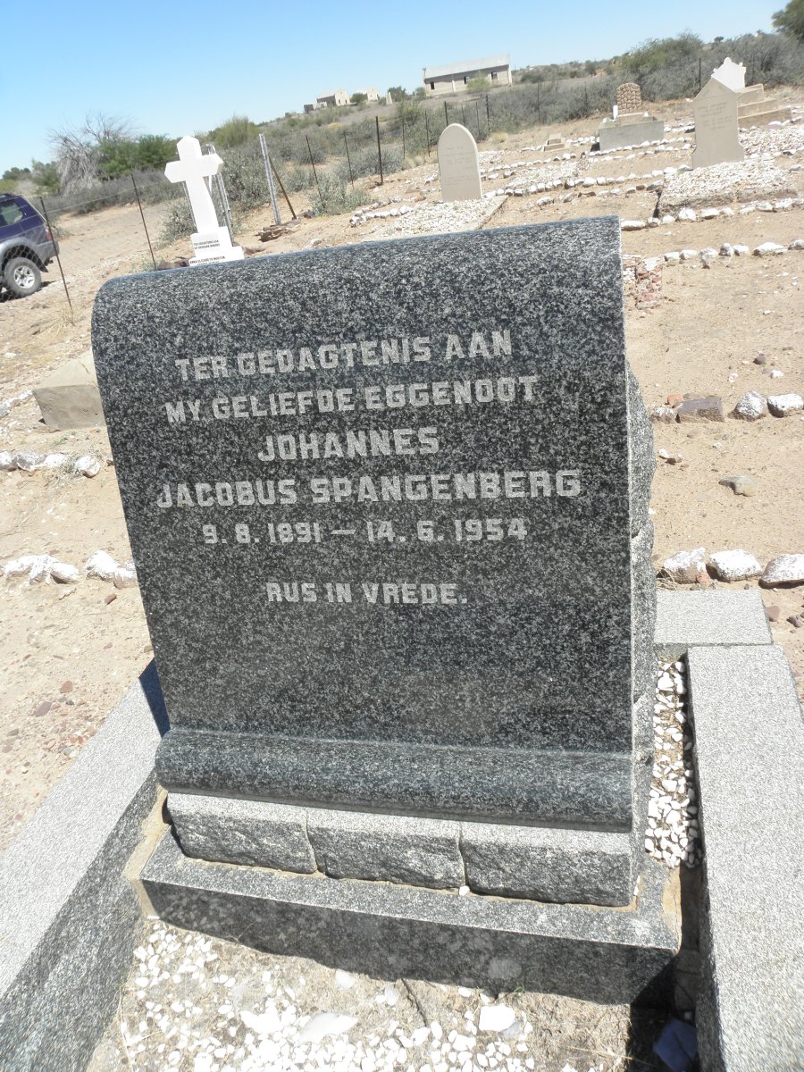 SPANGENBERG Johannes Jacobus 1891-1954