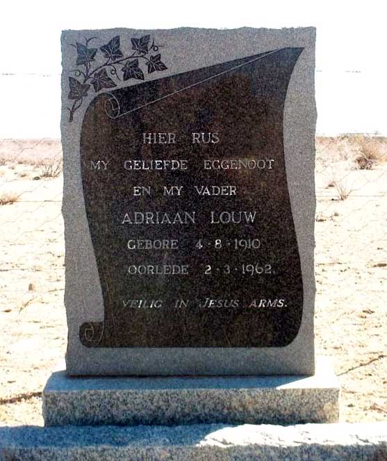 LOUW Adriaan 1910-1962
