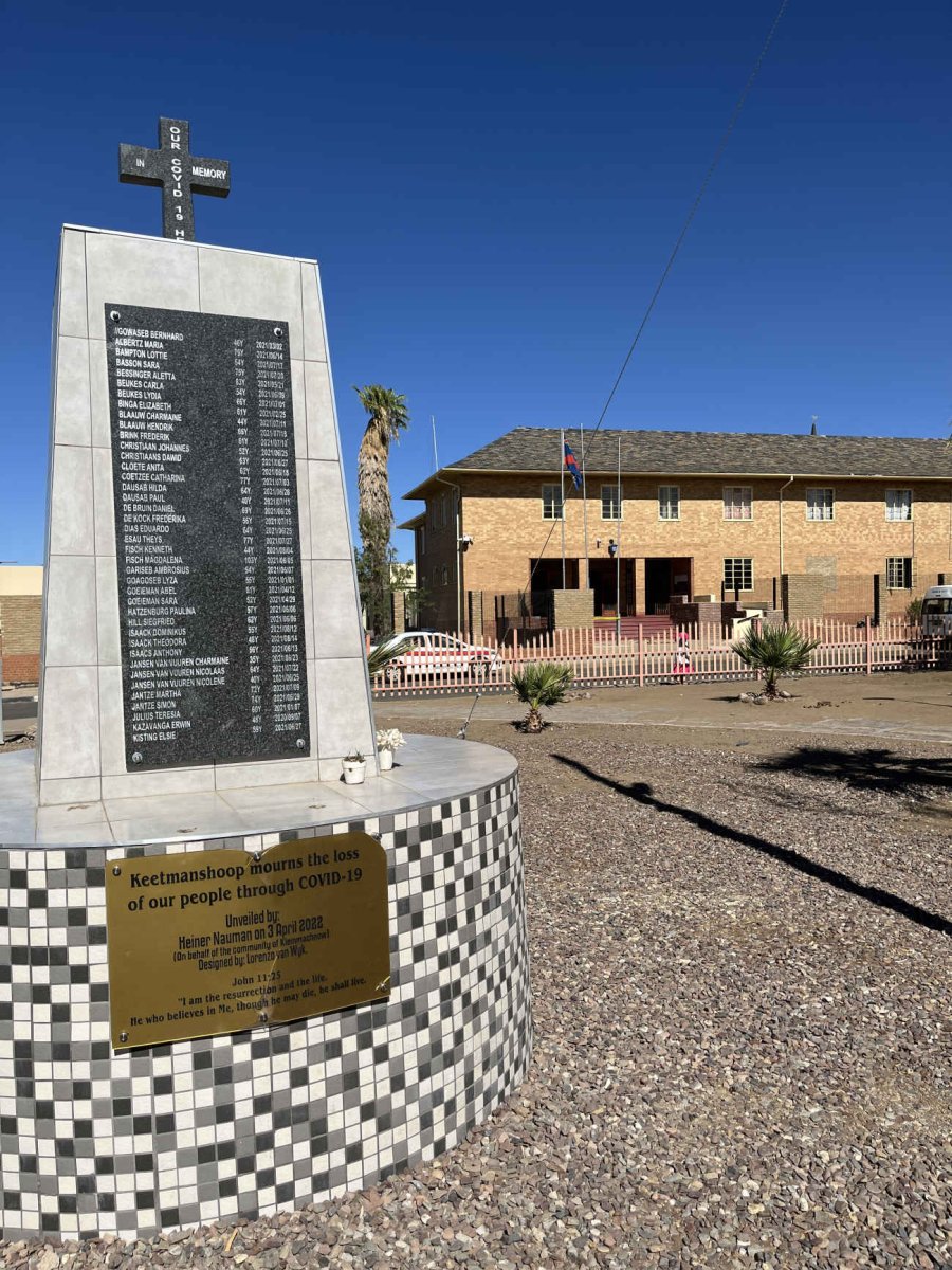 1. Keetmanshoop Covid Memorial 2022