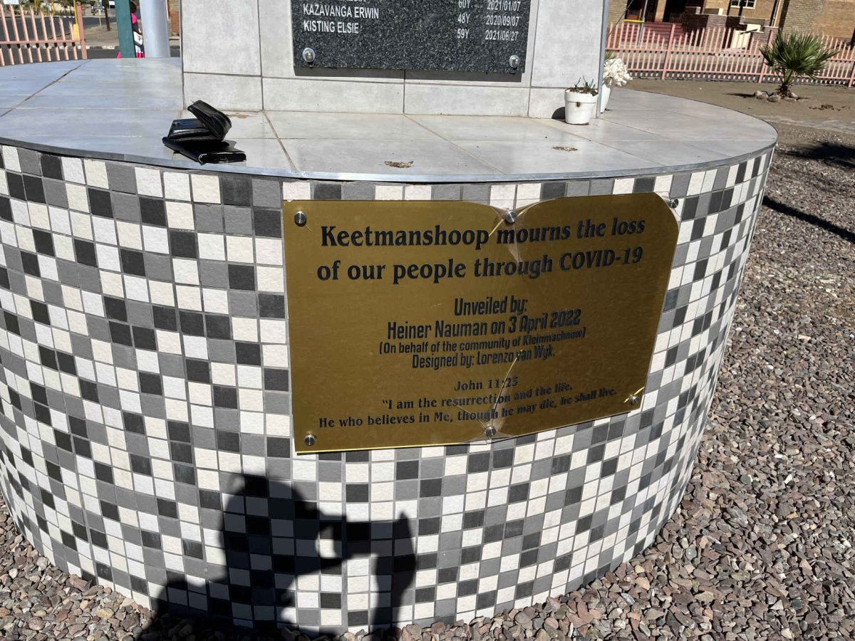 2. Keetmanshoop Covid Memorial 2022