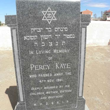 KAYE Percy - 1961