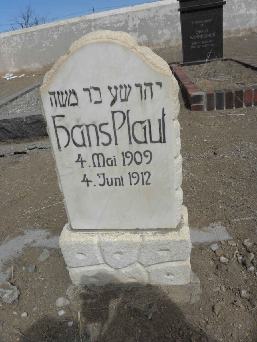 PLAUT Hans 1909-1912
