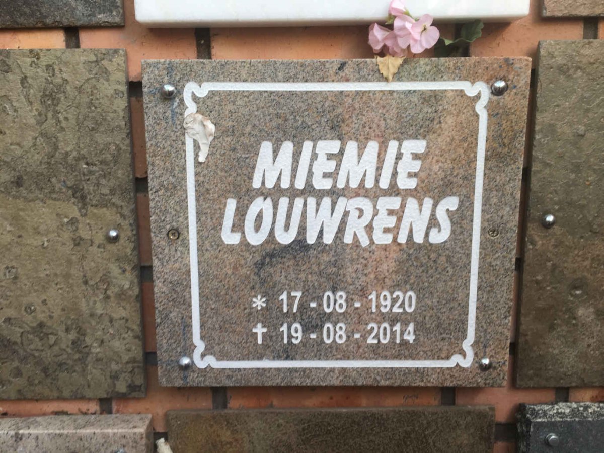 LOUWRENS Miemie 1920-2014