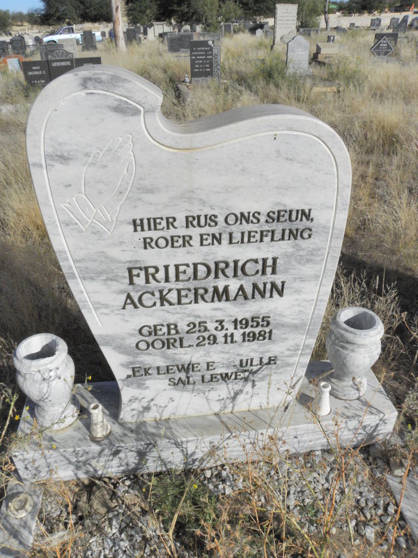 ACKERMANN Friedrich 1955-1981
