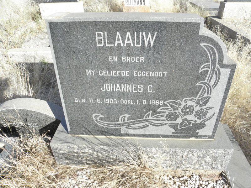 BLAAUW Johannes C. 1903-1969