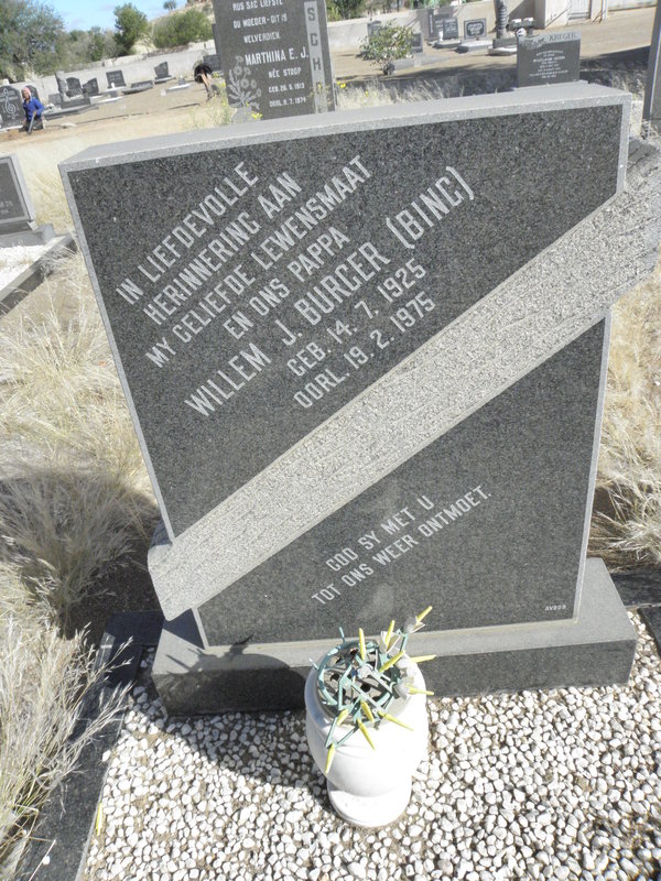 BURGER Willem 1925-1975