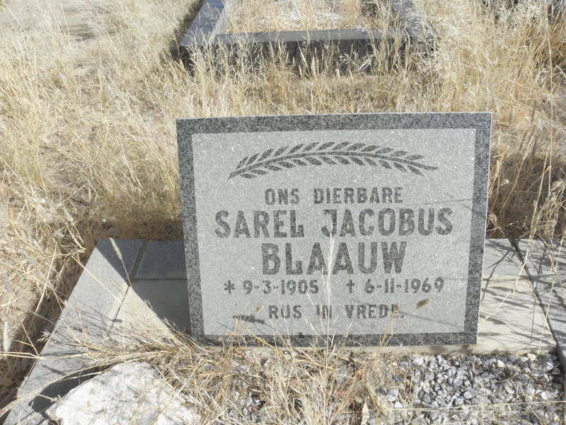 BLAAUW Sarel Jacobus 1905-1969