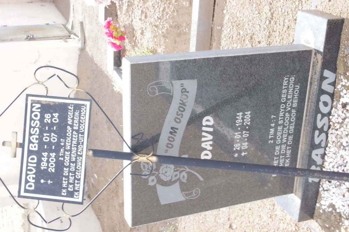 BASSON David 1944-2004