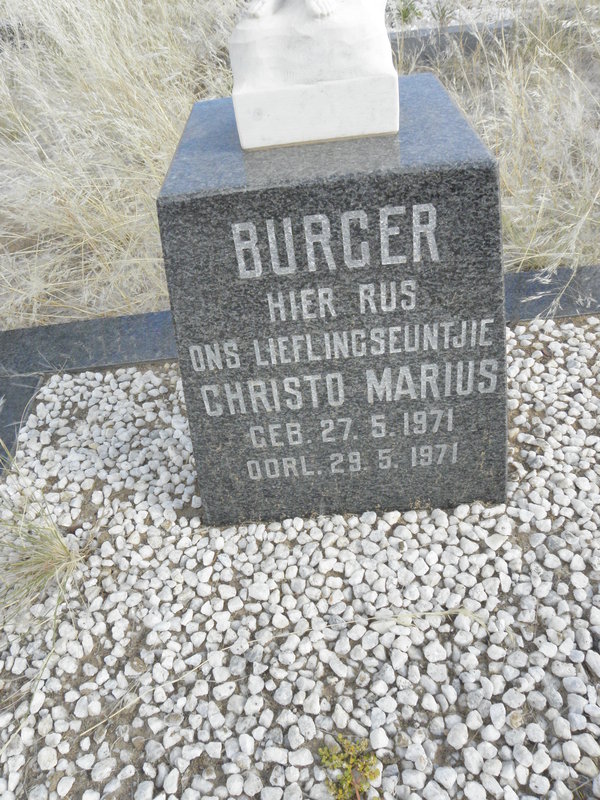 BURGER Christo Marius 1971-1971