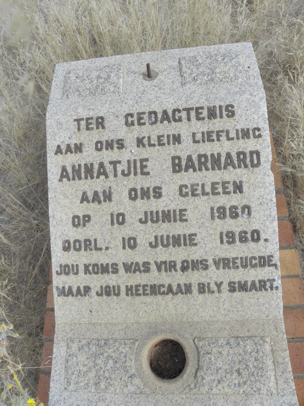 BARNARD Annatjie 1960-1960