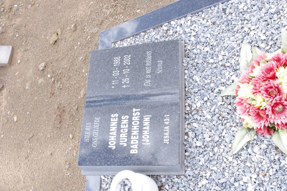 BADENHORST Johannes Jurgens 1988-2002