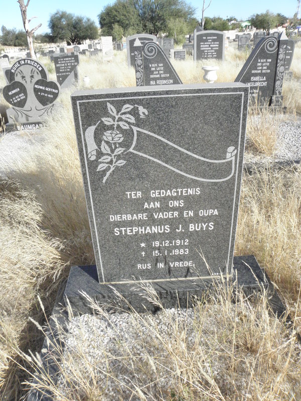 BUYS Stephanus J. 1912-1983