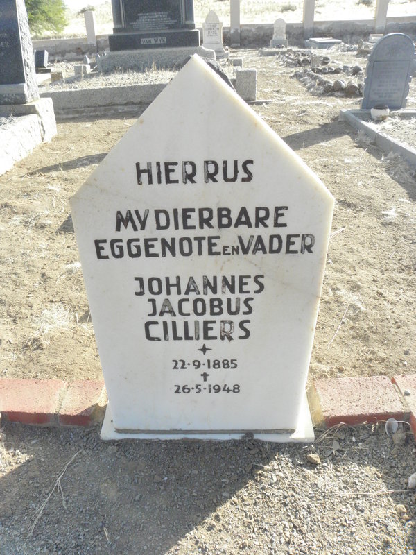 CILLIERS Johannes Jacobus 1885-1948