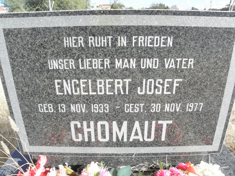 CHOMAUT Engelbert Josef 1933-1977