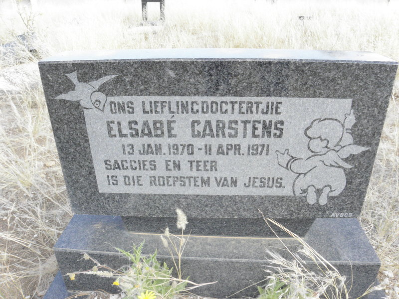 CARSTENS Elsabe 1970-1971