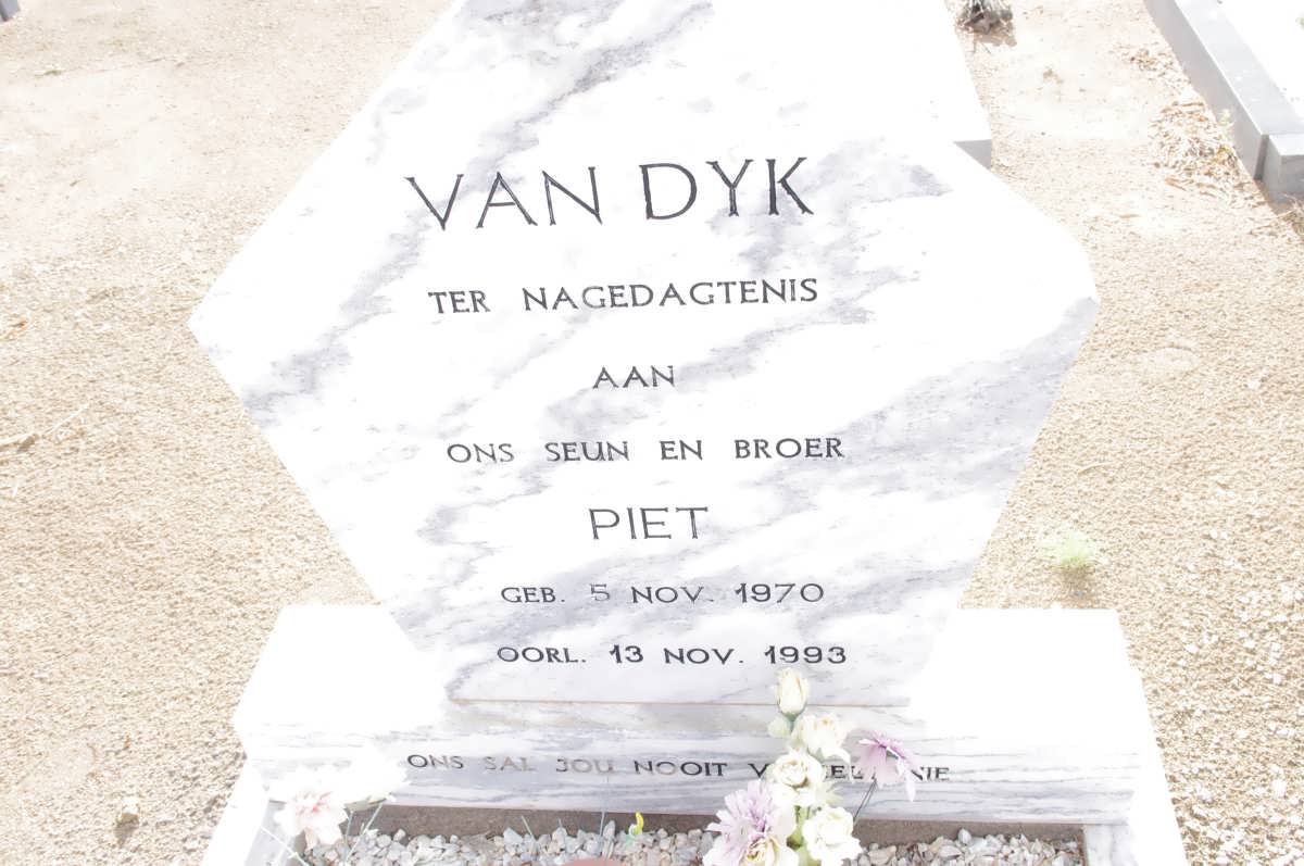 DYK Piet, van 1970-1993