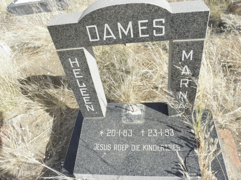 DAMES Helen Marna 1983-1983